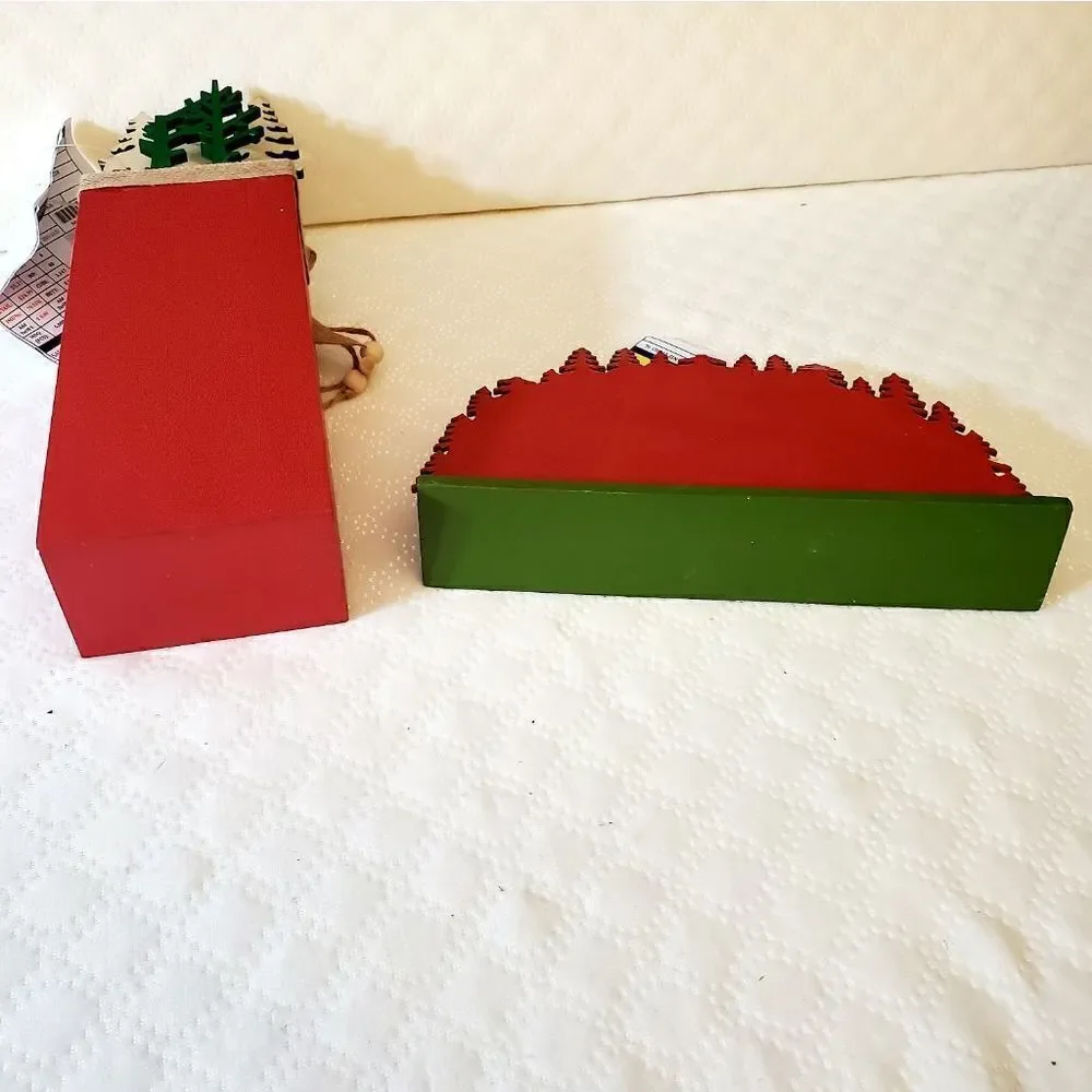 NWT Wooden Christmas Decor
